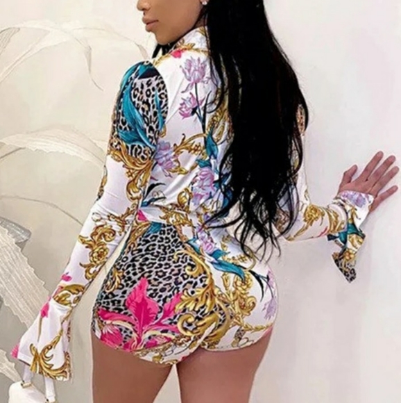 Rosalia Evangeline Multicolor Romper - Picture 2 of 4